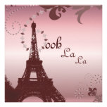 Paris Vintage Bridal Shower Tea Party Invitation