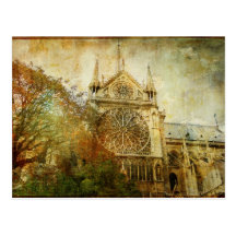 Paris vintage carte postale