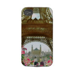 Paris Vintage Eiffel Tower and Roses Case
