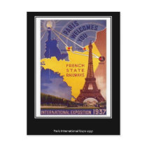 Paris Vintage Postcard