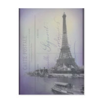 Paris World's Fair French Postcard Eiffel Tower