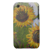 Paris' Yellow Sunflowers iPhone 3 Case