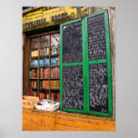 Parisian Bookshop Fresco posters