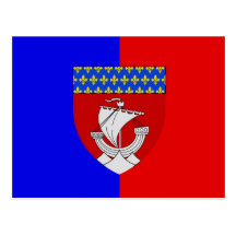 Parisian Flag Postcard