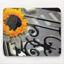 Parisian Sunflower Mousepad