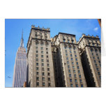 Park Avenue Skyscraper and Birds, New York City Card