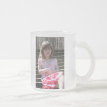 Park Bench  10oz. Frosted Glass Mug