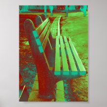 Park Bench 2 Posters