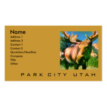 Park City Medallion Business Cards
