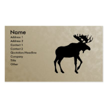 Park City Moose Business Cards