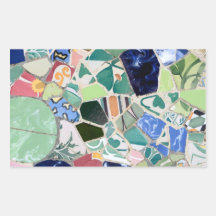 Park Guell mosaics Sticker