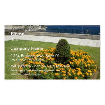 Park In Corfu Town In Greece Business Card Template