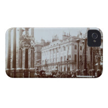 Park Lane being decorated for Queen Victoria's Dia iPhone 4 Cases