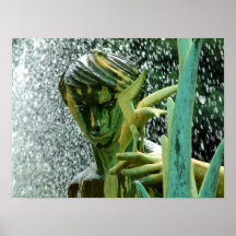 Park Statue Poster