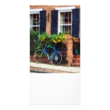 Parked Bicycle Picture Card