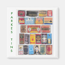 Parke's Tins Fridge Magnet