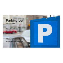 Parking Lot Business Card
