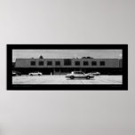 Parking Lot Composition Urban Abandoned Building posters
