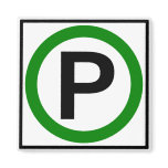 Parking Permitted Highway Sign magnets