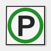 Parking Permitted Highway Sign Magnets