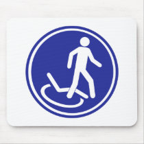 PARKING ZONE FOR DISABLED MOUSE PADS