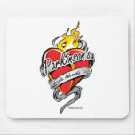Parkinson's Tattoo Heart Mousepad