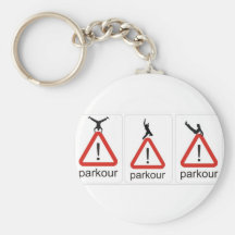 parkour awesomenesss key chains