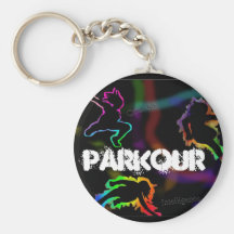 parkour keychain