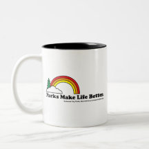 Parks Make Life Better- Rainbow Coffee Mug