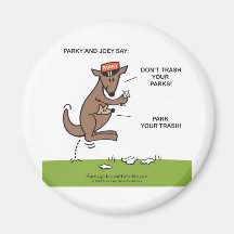 Parky & Joey Refrigerator Magnets