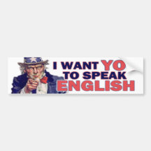 Parlez anglais adhésifs pour voiture