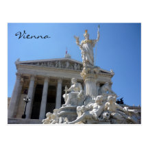 parliament austria post card