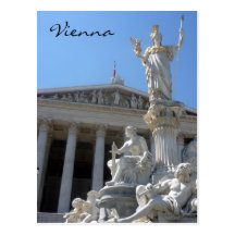 parliament austrian post card