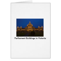 Parliament Buildings in Victoria Greeting Card