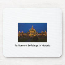 Parliament Buildings in Victoria Mouse Pads