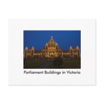Parliament Buildings in Victoria Postcards