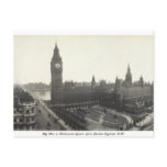 Parliament Square, Big Ben, London England 1904 Postcard
