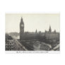 Parliament Square, Big Ben, London England 1904 Postcard