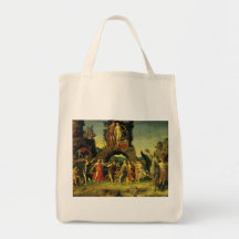 Parnassus; Mars and Venus by Andrea Mantegna Tote Bag