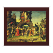Parnassus; Mars and Venus by Andrea Mantegna Canvas Print