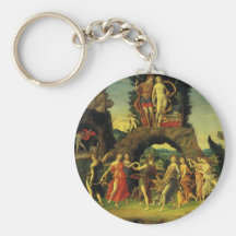 Parnassus; Mars and Venus by Andrea Mantegna Keychains