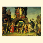 Parnassus; Mars and Venus by Andrea Mantegna postcards