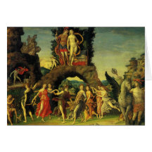 Parnassus ; Mars et Vénus par Andrea Mantegna Cartes De Vœux