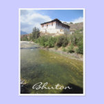 paro dzong bhutan postcards