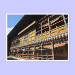 paro dzong wood work postcards