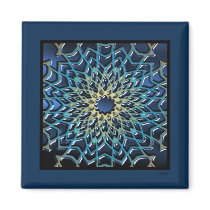 Parquet Magnet - Navy Blue magnets