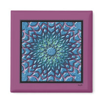Parquet Magnet - Raspberry Cream magnets