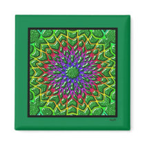 Parquet Magnet - Spring Green magnets