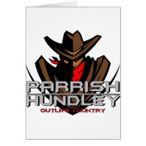 Parrish-Hundley Outlaw Country Note Card cards