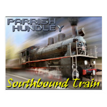 Parrish-Hundley Southbound Train Post Card postcards